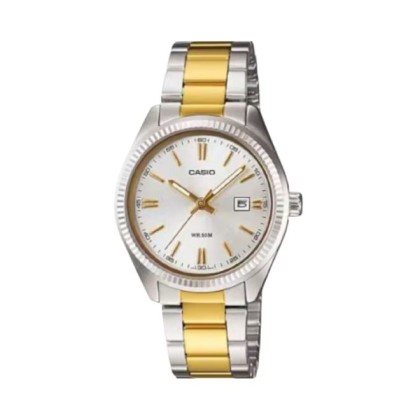 Casio General LTP-1302SG-7AVDF Two Tone Stainless Steel Women Watch